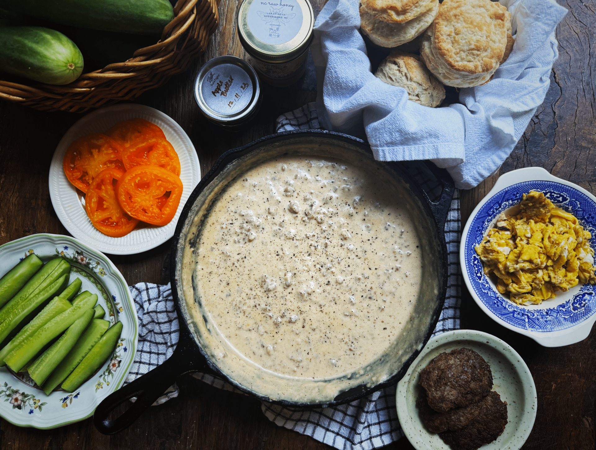 A Southern Sausage Gravy recipe for the books! Quick, easy & so delicious. Perfect for Sunday brunch!