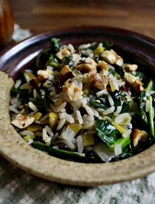 easy vegan rice bowl