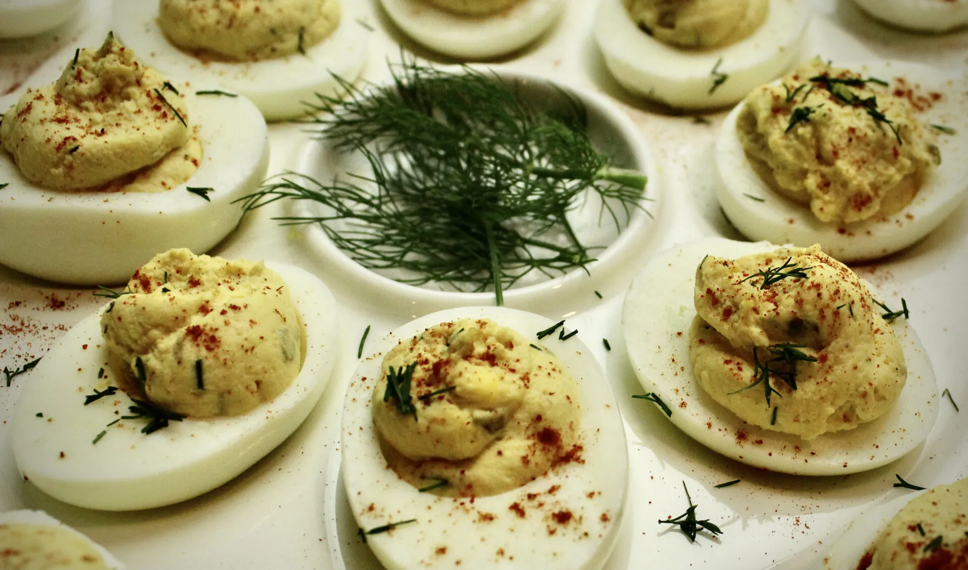 Deviled eggs made the southern way. Perfect for a summertime BBQ, potluck, or picnic!